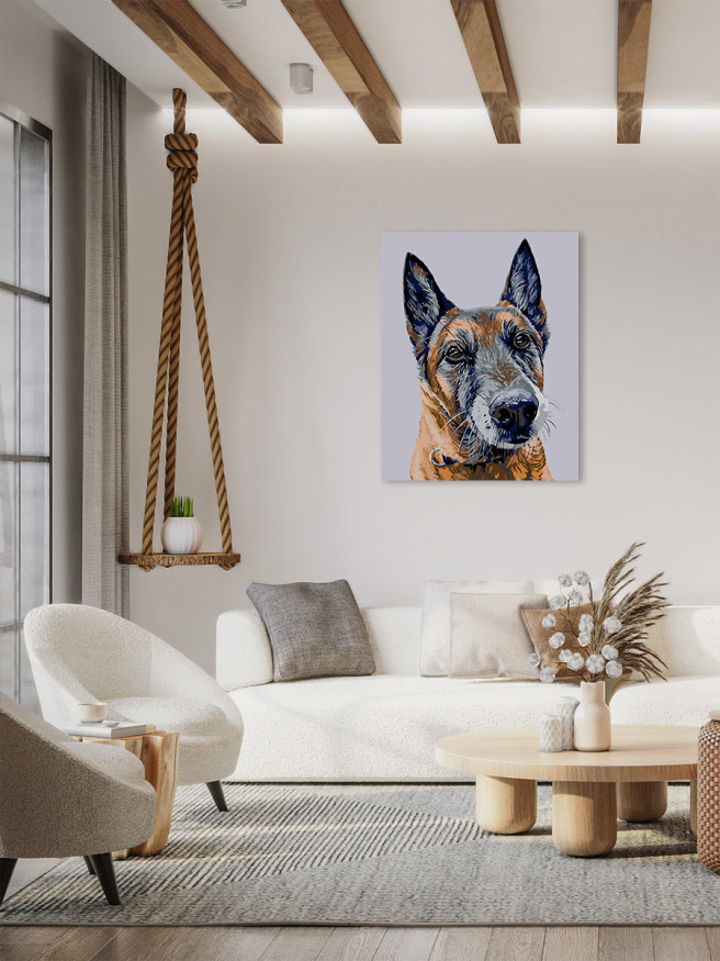 Raqamlar bo&amp;#039;yicha rasm &amp;quot;Sadoqatli it&amp;quot;