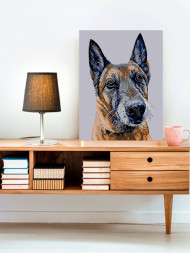 Raqamlar bo&#039;yicha rasm &quot;Sadoqatli it&quot;