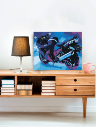 Raqamlar bo&#039;yicha rasm &quot;Mototsikl&quot;