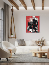 Raqamlar bo&#039;yicha rasm &quot;Ikki opa-singil&quot;