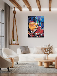 Raqamlar bo&#039;yicha rasm &quot;Vino bokallari&quot;