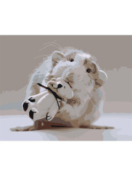 Raqamlar bo'yicha rasm "Oq sichqoncha"