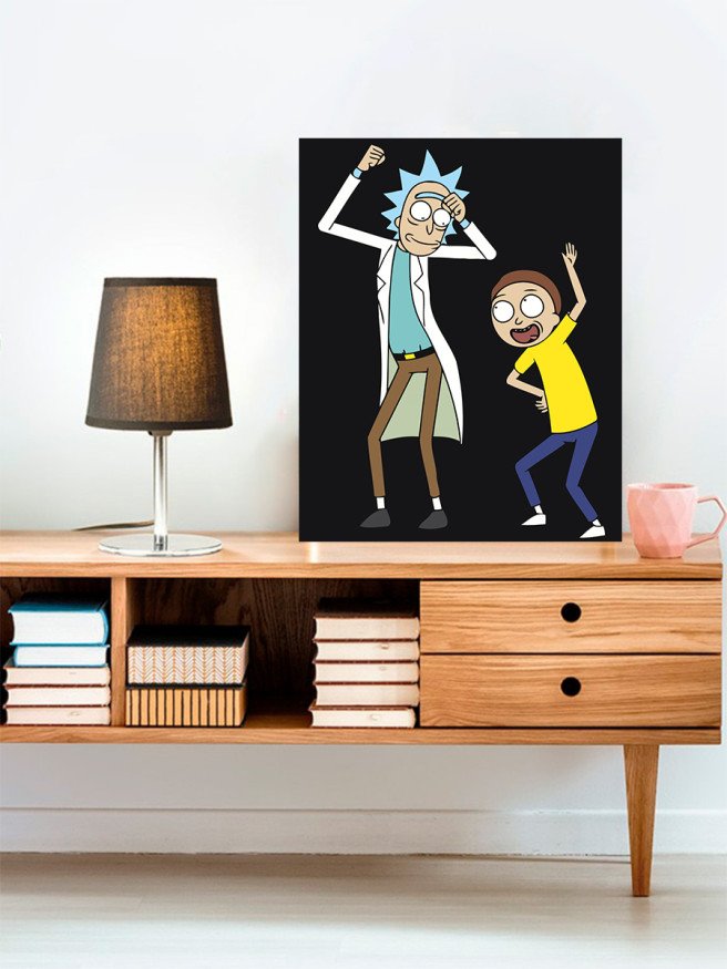 Raqamlar bo&amp;#039;yicha rasm &amp;quot;Rik va Morti&amp;quot;