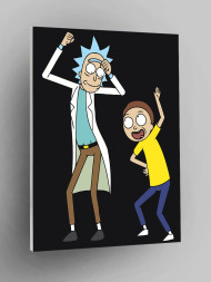 Raqamlar bo&#039;yicha rasm &quot;Rik va Morti&quot;