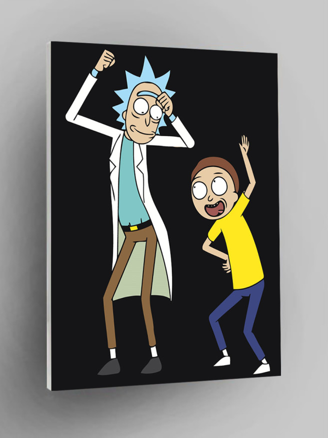 Raqamlar bo&amp;#039;yicha rasm &amp;quot;Rik va Morti&amp;quot;