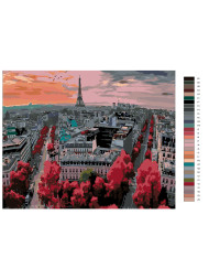 Картина по номерам &amp;quot;Нежные орхидеи&amp;quot;