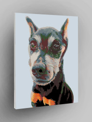 Raqamlar bo&#039;yicha rasm &quot;Kuchuk rasmi&quot;