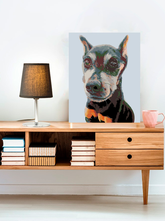 Raqamlar bo&amp;#039;yicha rasm &amp;quot;Kuchuk rasmi&amp;quot;