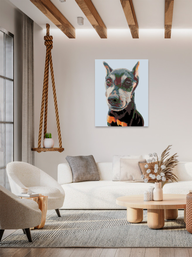 Raqamlar bo&amp;#039;yicha rasm &amp;quot;Kuchuk rasmi&amp;quot;