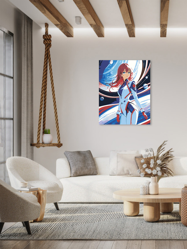 Raqamlar bo&amp;#039;yicha rasm &amp;quot;Qizil sochli qiz&amp;quot;