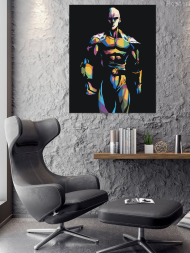 Картина по номерам "Сайтама (Ванпанчмен)"