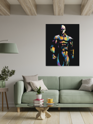 Картина по номерам "Сайтама (Ванпанчмен)"