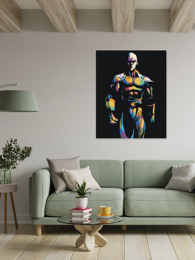 Картина по номерам &amp;quot;Сайтама (Ванпанчмен)&amp;quot;