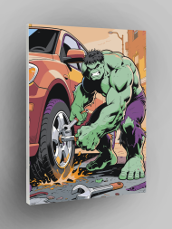 Raqamlar bo‘yicha rasm &quot;Halk g‘ildirakni tuzatmoqda&quot;