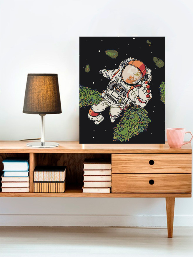 Картина по номерам &amp;quot;Космонавт&amp;quot;