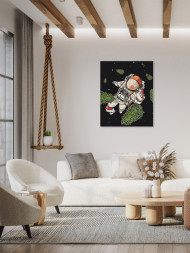 Картина по номерам &amp;quot;Космонавт&amp;quot;