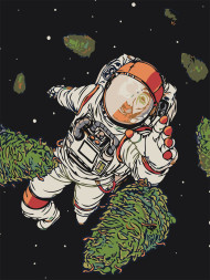 Картина по номерам &amp;quot;Космонавт&amp;quot;
