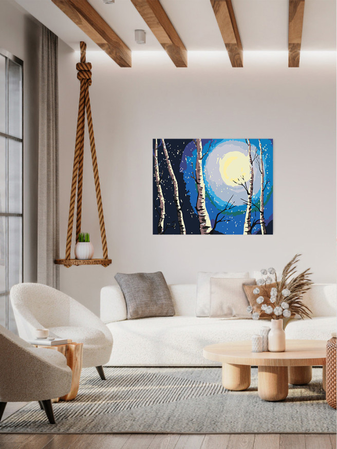 Картина по номерам &amp;quot;Свет луны&amp;quot;