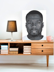 Картина по номерам &amp;quot;Темнокожий парень&amp;quot;