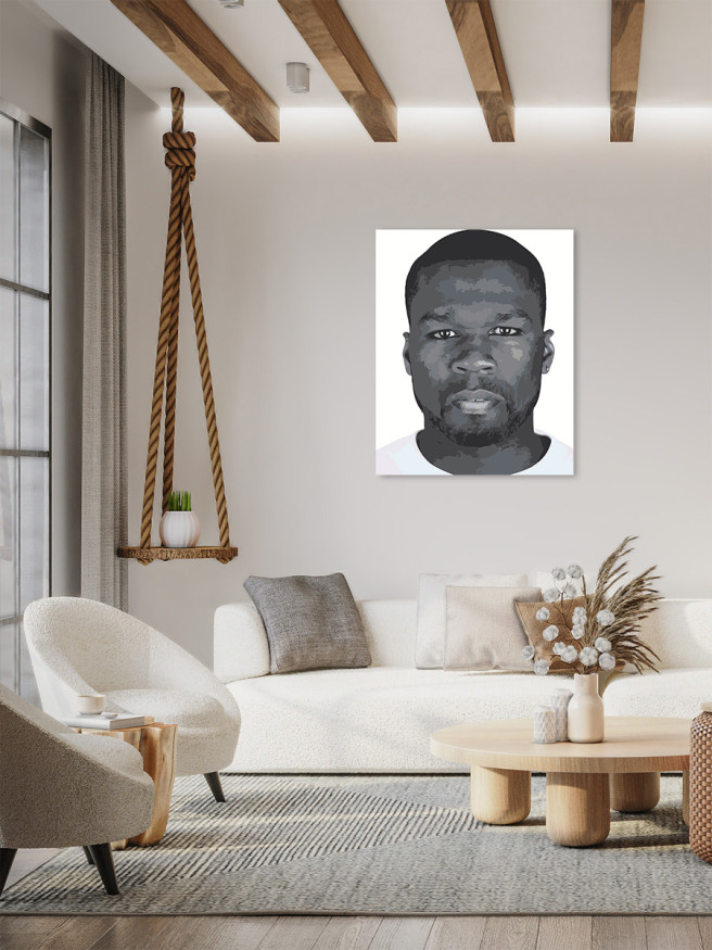 Картина по номерам &amp;quot;Темнокожий парень&amp;quot;