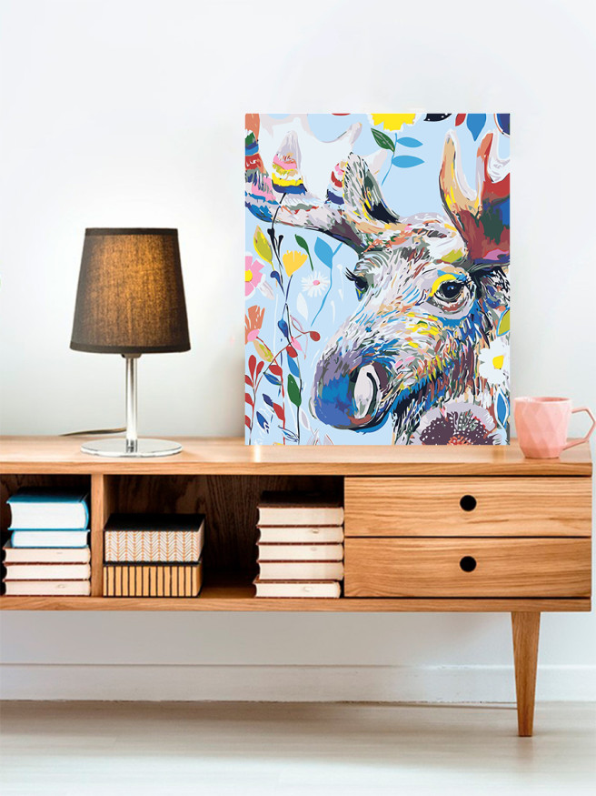 Raqamlar bo&amp;#039;yicha rasm &amp;quot;Katta kiyik&amp;quot;