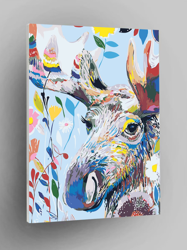 Raqamlar bo&amp;#039;yicha rasm &amp;quot;Katta kiyik&amp;quot;