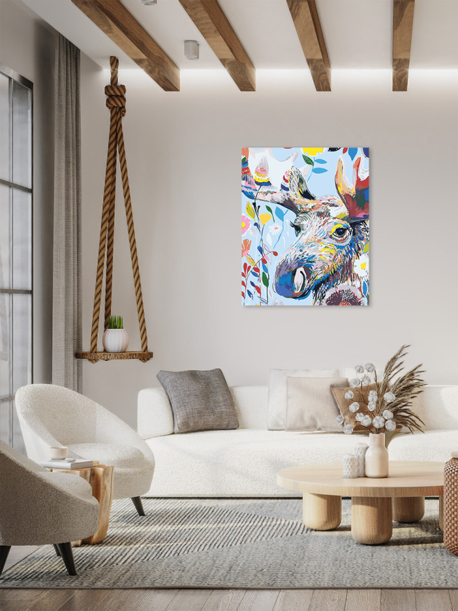 Raqamlar bo&amp;#039;yicha rasm &amp;quot;Katta kiyik&amp;quot;