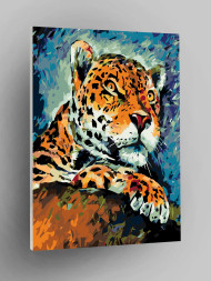 Raqamlar bo&#039;yicha rasm &quot;Yo&#039;lbars&quot;