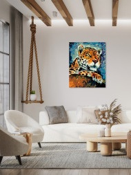 Raqamlar bo&#039;yicha rasm &quot;Yo&#039;lbars&quot;