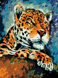 Raqamlar bo&#039;yicha rasm &quot;Yo&#039;lbars&quot;