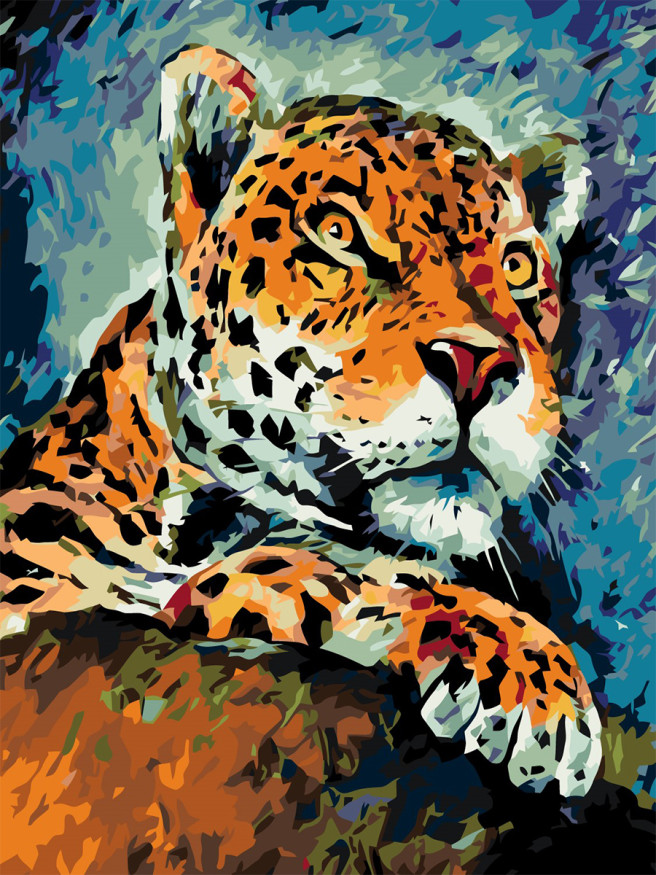 Raqamlar bo&amp;#039;yicha rasm &amp;quot;Yo&amp;#039;lbars&amp;quot;