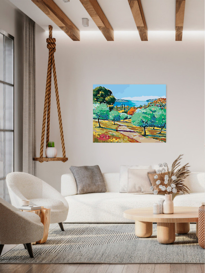 Raqamlar bo&amp;#039;yicha rasm &amp;quot;Maftunkor tabiat&amp;quot;