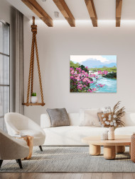 Raqamlar bo&#039;yicha rasm &quot;Bahor vaqti&quot;