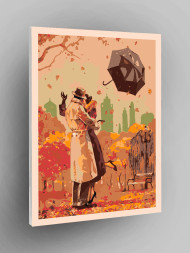 Картина по номерам &amp;quot;Ветренный поцелуй&amp;quot;