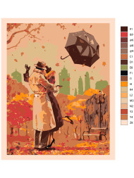 Картина по номерам &amp;quot;Ветренный поцелуй&amp;quot;