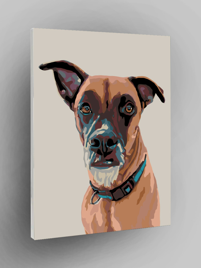 Raqamlar bo&amp;#039;yicha rasm &amp;quot;Kuchuk rasmi&amp;quot;