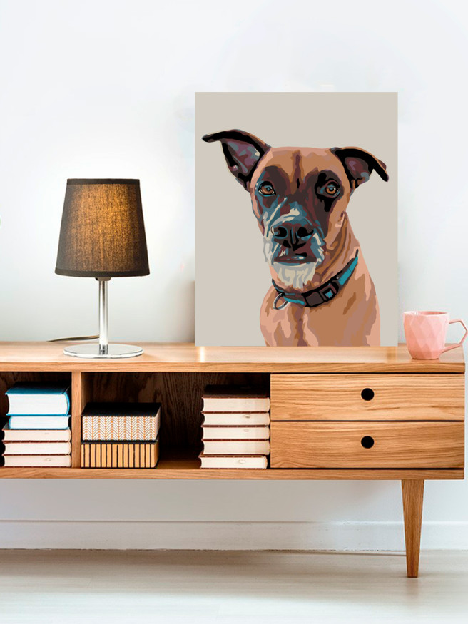 Raqamlar bo&amp;#039;yicha rasm &amp;quot;Kuchuk rasmi&amp;quot;