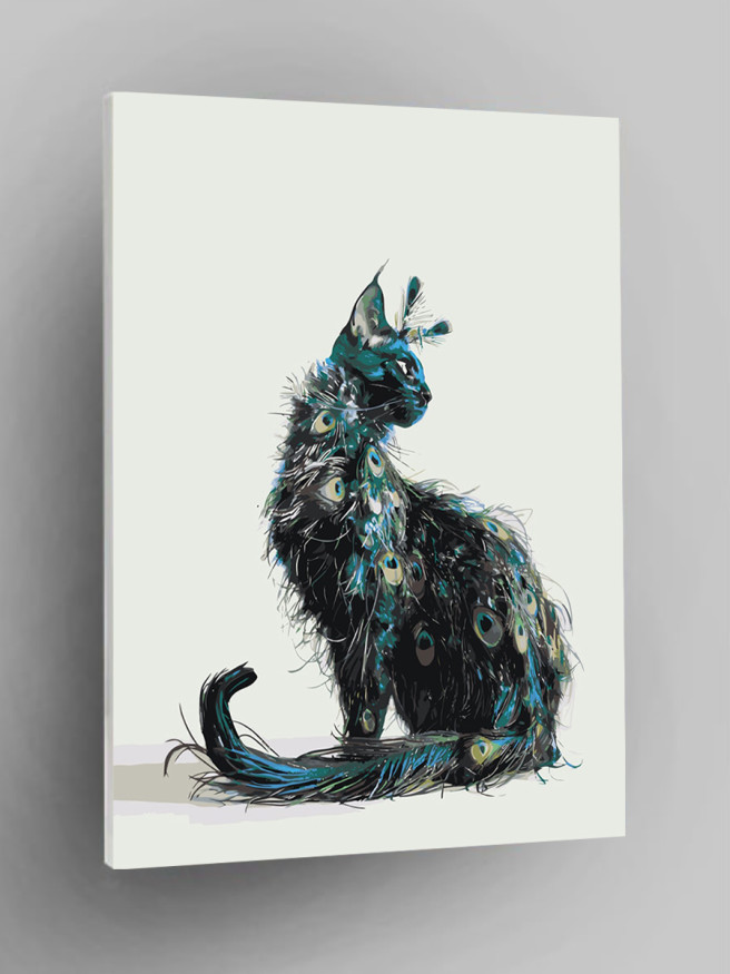 Картина по номерам &amp;quot;Уникальная кошка&amp;quot;
