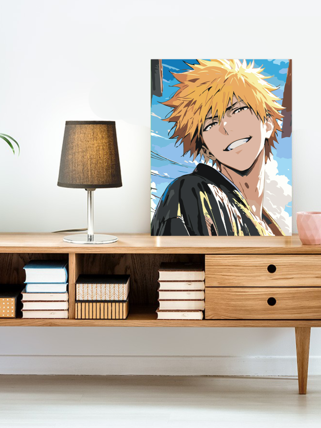 Картина по номерам &amp;quot;Ичиго Куросаки&amp;quot;