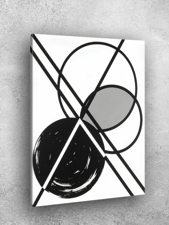 Постер на холсте &amp;quot;Геометрический баланс&amp;quot;