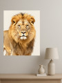Постер на холсте &amp;quot;Золотистый лев с гривой&amp;quot;