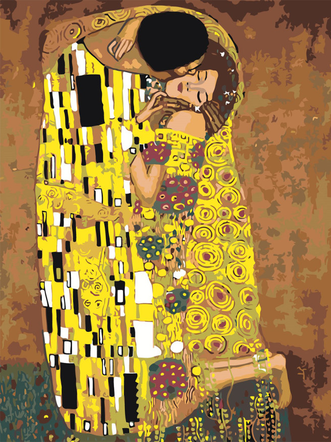 Raqamlar bo&amp;#039;yicha rasm &amp;quot;Gustav Klimt - O&amp;#039;pish&amp;quot;