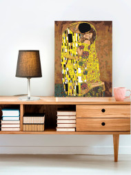 Raqamlar bo'yicha rasm "Gustav Klimt - O'pish"