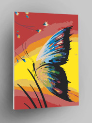 Картина по номерам "Красивая бабочка"