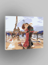 Raqamlar bo&#039;yicha rasm &quot;Parijdagi er-xotin&quot;