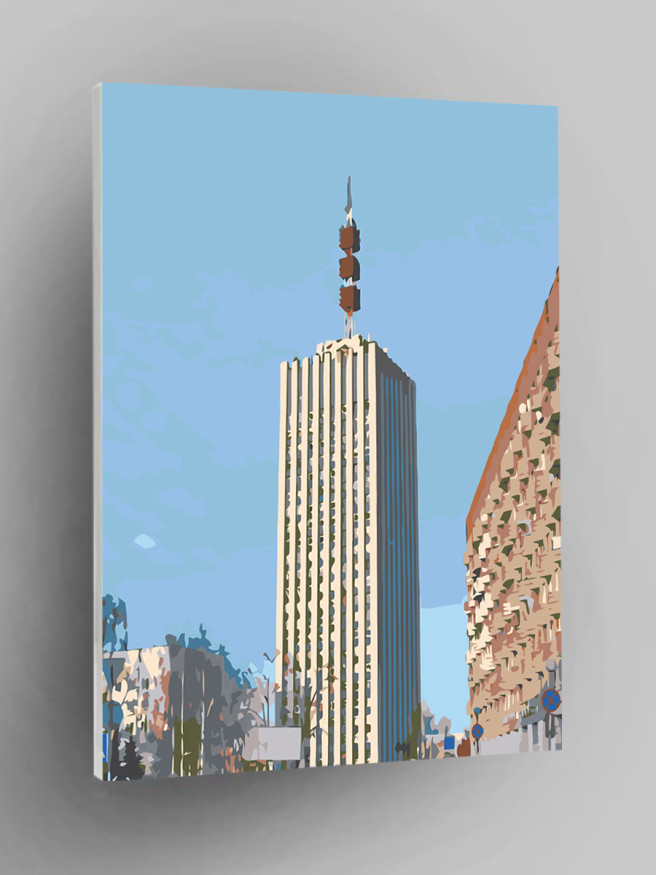 Картина по номерам &amp;quot;Многоэтажка&amp;quot;