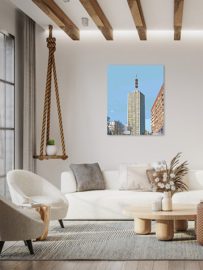 Картина по номерам &amp;quot;Многоэтажка&amp;quot;