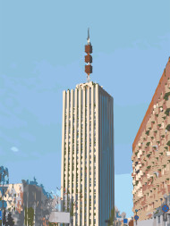 Картина по номерам &amp;quot;Многоэтажка&amp;quot;