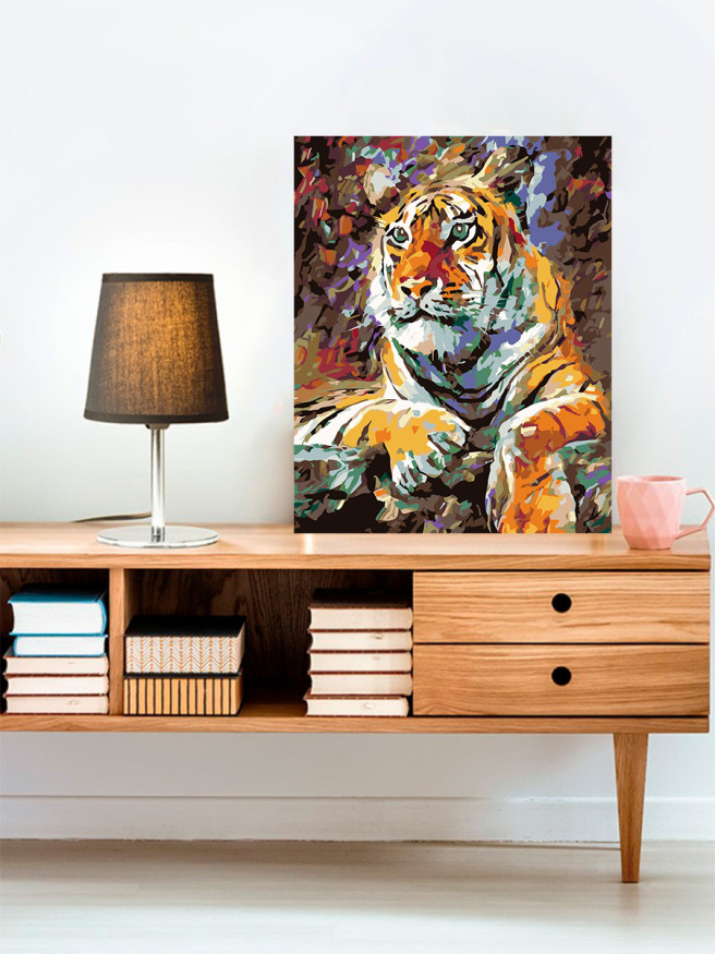 Raqamlar bo&amp;#039;yicha rasm &amp;quot;Chiroyli yo&amp;#039;lbars&amp;quot;