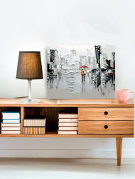 Картина по номерам &amp;quot;Пара под зонтом&amp;quot;